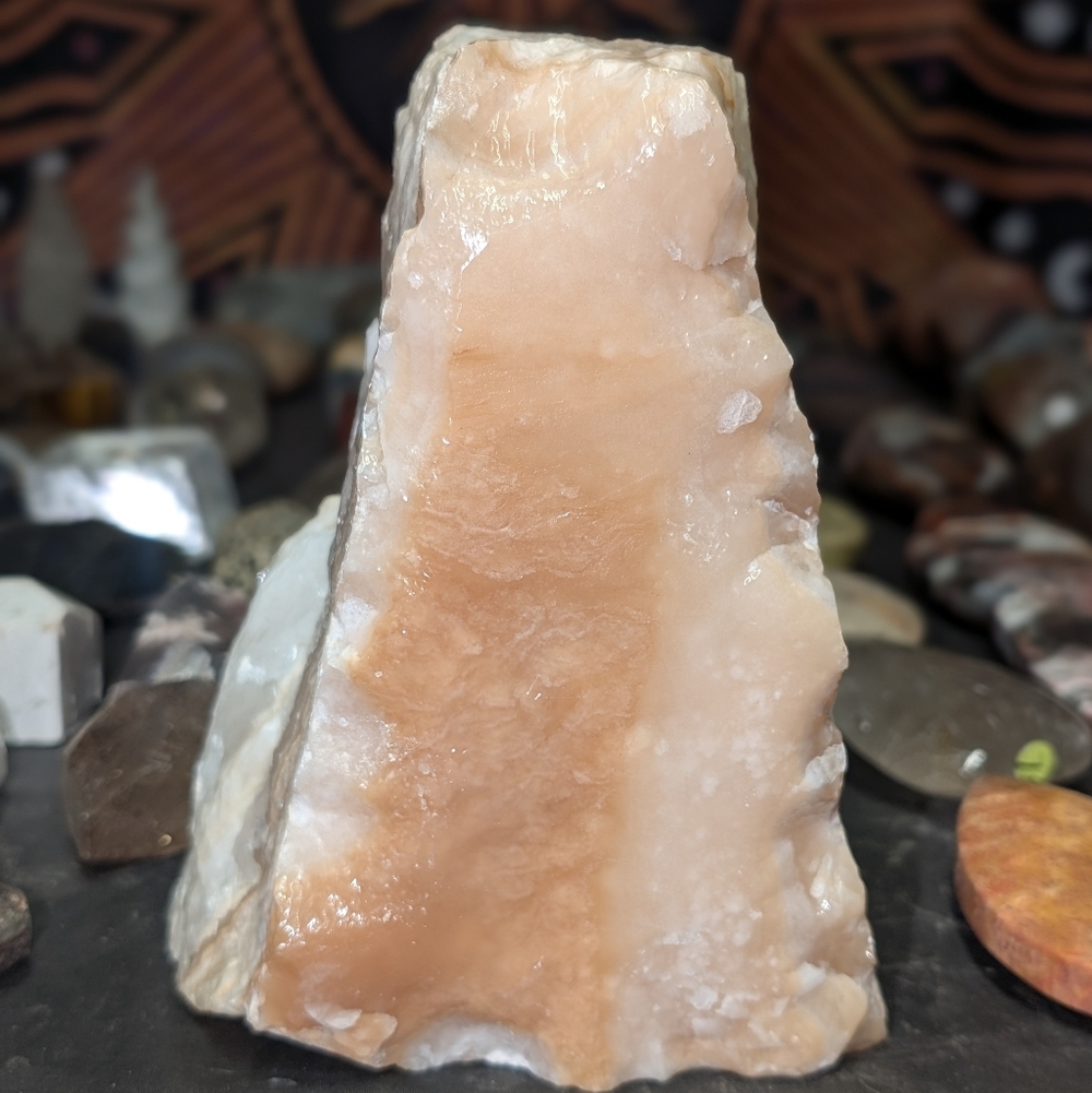 Honey Calcite Tower